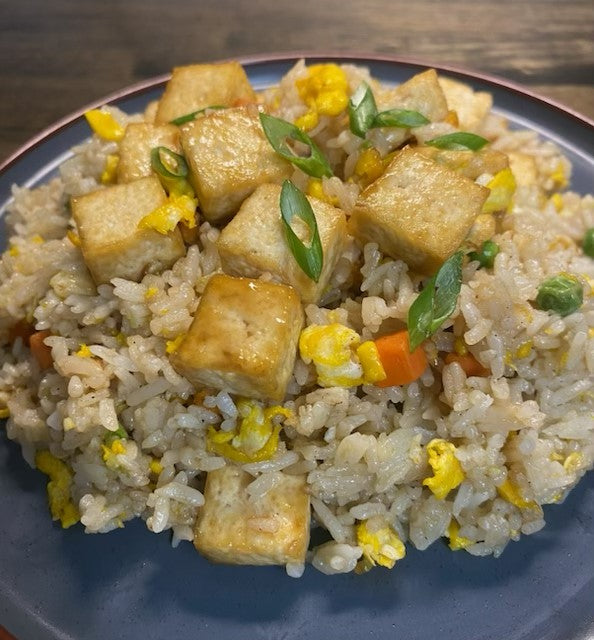Rice, Fried Tofu
