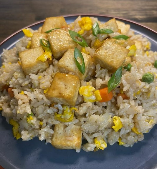 Rice, Fried Tofu